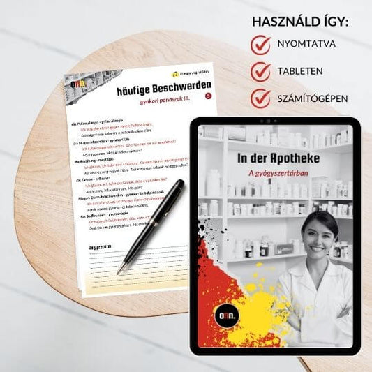 A gyógyszertárban